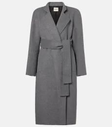 Deena wool wrap coat