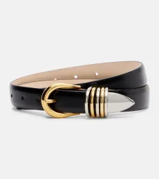 Déhanche Hollyhock leather belt