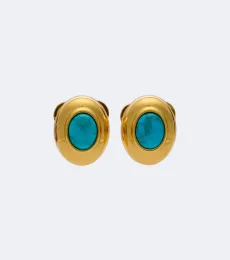 Déhanche Stone embellished stud earrings Déhanche Stone embellished stud earrings