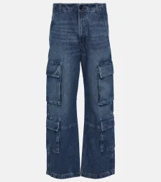 Delena mid-rise wide-leg cargo jeans Delena mid-rise wide-leg cargo jeans