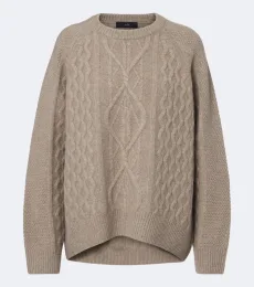 Delilah cable-knit cashmere sweater Delilah cable-knit cashmere sweater