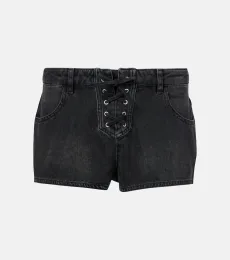 Delma faded denim shorts Delma faded denim shorts