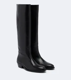 Den leather knee-high boots Den leather knee-high boots