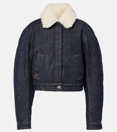 Denim blouson jacket Denim blouson jacket