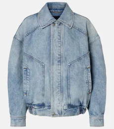 Denim blouson jacket Denim blouson jacket