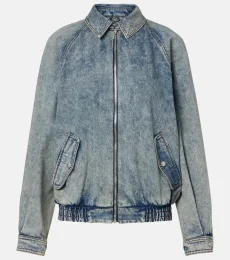 Denim blouson jacket Denim blouson jacket