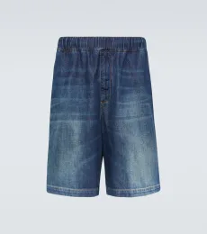 Denim chambray Bermuda shorts Denim chambray Bermuda shorts