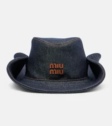 Denim cowboy hat
