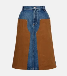 Denim midi skirt Denim midi skirt