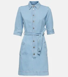 Denim shirt dress Denim shirt dress