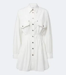 Denim shirt dress Denim shirt dress