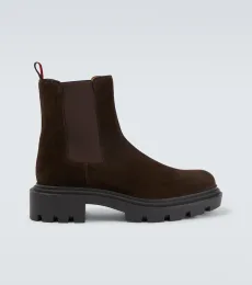 Devon College suede Chelsea boots