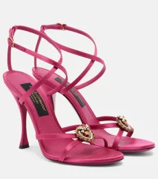 Devotion 105 embellished satin sandals Devotion 105 embellished satin sandals