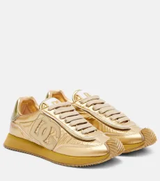 DG Cushion metallic leather sneakers DG Cushion metallic leather sneakers