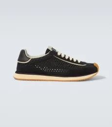 DG Cushion suede-trimmed sneakers DG Cushion suede-trimmed sneakers