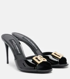 DG patent leather mules