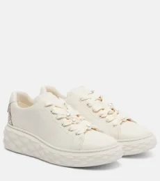 Diamond Light Maxi leather sneakers