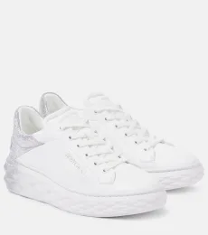 Diamond MaxiF II glitter leather sneakers