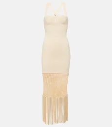 Diana fringed midi dress