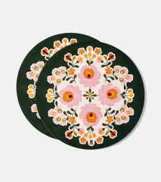 Disk set of 2 placemats