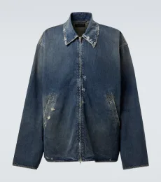 Distressed denim jacket Distressed denim jacket