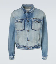 Distressed denim jacket Distressed denim jacket