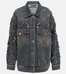 Distressed denim jacket Distressed denim jacket