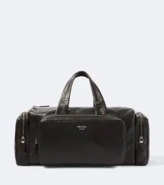 Distressed leather duffel bag Distressed leather duffel bag
