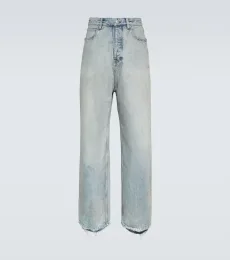 Distressed wide-leg jeans Distressed wide-leg jeans