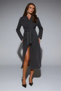 DNM Denim Trench Coat Charcoal DNM Denim Trench Coat Charcoal