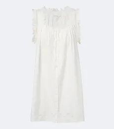 Dôen Robe Nessie en coton à broderies anglaises