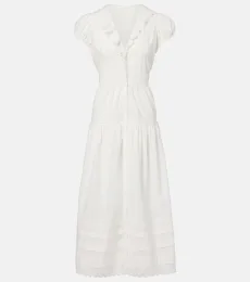 Dôen Vestido midi Eliette de algodón Dôen Vestido midi Eliette de algodón