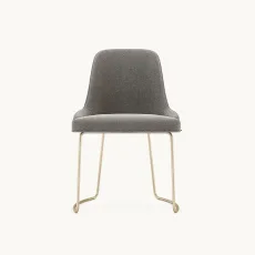 Domkapa ANNA (METAL SLED) Dining Chair Woody