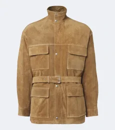 Doran belted suede jacket Doran belted suede jacket
