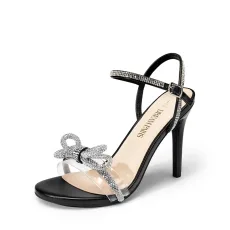 Double Bowknots Rhinestone Stiletto Heels Double Bowknots Rhinestone Stiletto Heels