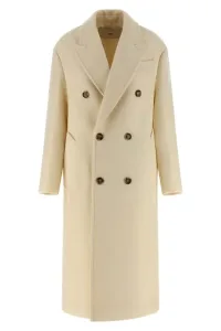 Double-breasted coat - White