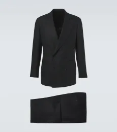 Double-breasted linen suit Double-breasted linen suit