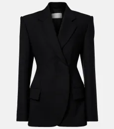Double-breasted peplum blazer Double-breasted peplum blazer