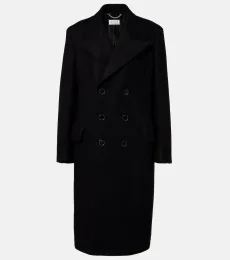 Double-breasted virgin wool coat Double-breasted virgin wool coat
