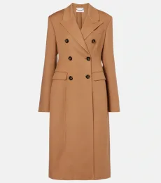 Double-breasted virgin wool coat Double-breasted virgin wool coat
