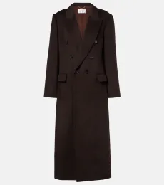 Double-breasted wool and cashmere coat Double-breasted wool and cashmere coat