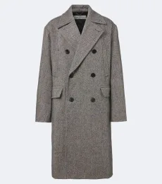 Double-breasted wool coat Double-breasted wool coat