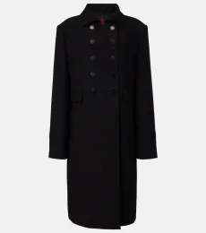 Double G double-breasted wool coat Double G double-breasted wool coat