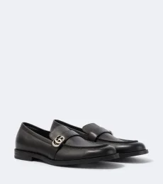 Double G leather loafers Double G leather loafers