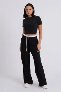 Double Waistband Wide Leg Trouser 8 Double Waistband Wide Leg Trouser 8