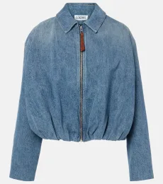 Draped denim jacket Draped denim jacket