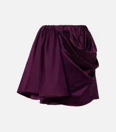 Draped miniskirt