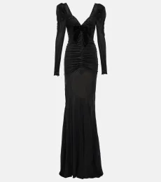 Draped satin maxi dress Draped satin maxi dress
