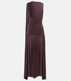 Draped sheer midi dress Draped sheer midi dress