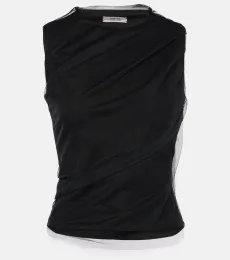 Draped tulle top Draped tulle top